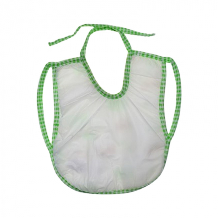 Baveta cu 2 straturi, impermeabila pentru bebe, Mini Junior BV0109IV2, Verde [2]