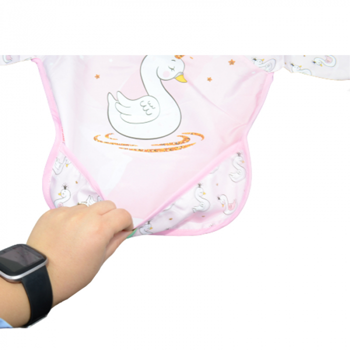 Baveta cu maneca lunga Mini Junior MJM-25, Roz [3]