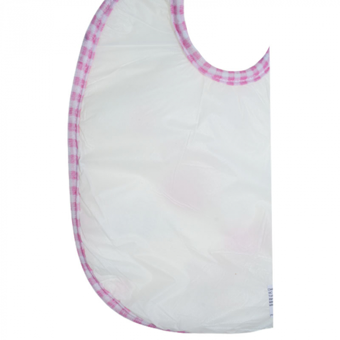 Baveta impermeabila 23 x 20 cm pentru copii Mini Junior 250623-11, Roz [2]