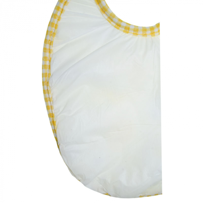 Baveta impermeabila 23 x 20 cm pentru copii Mini Junior 250623-12, Galben [2]