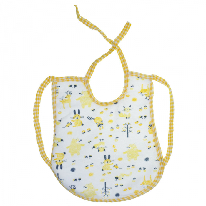 Baveta impermeabila pentru bebelusi, Mini Junior 250623-18, Galben [1]