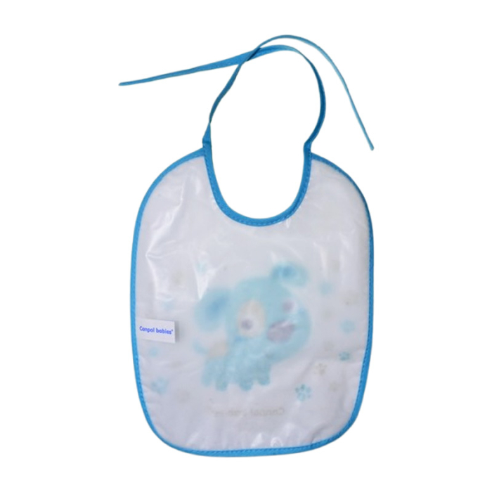 Baveta impermeabila pentru bebelusi, Canpol Babies 2609-3, Alb [2]