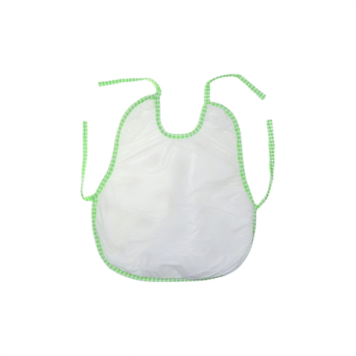 Baveta cu 2 straturi, impermeabila pentru bebe, Mini Junior BVT0805V, Verde [2]