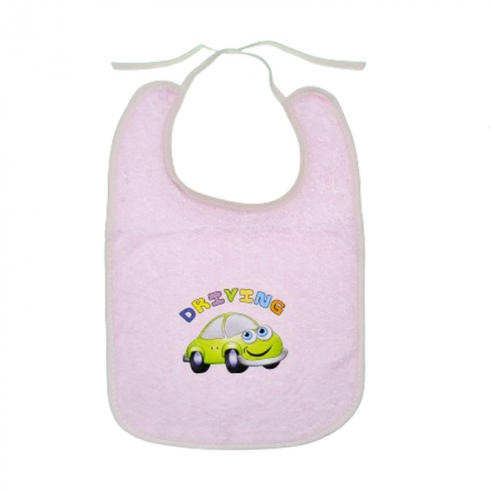 Baveta pentru bebelusi Mini Junior BVTMJ-7, Roz [1]