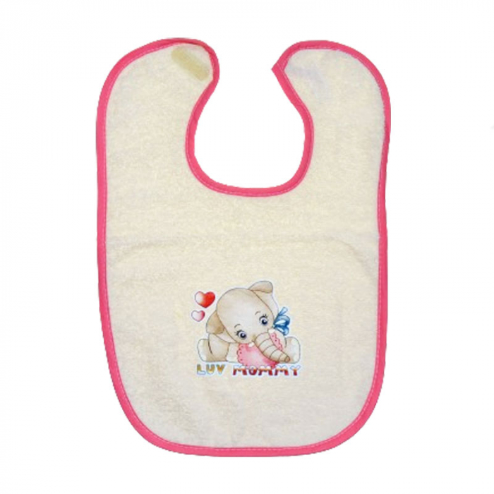 Baveta pentru bebelusi Mini Junior BVTMJ-8, Crem [1]