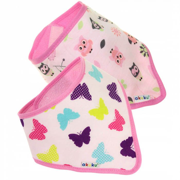 Set 2 bavete pentru fete Akuku A1465A, Multicolor [2]