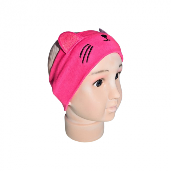 Bentita din bumbac pentru fete, Mini Junior TN291-3-36, Fucsia [3]
