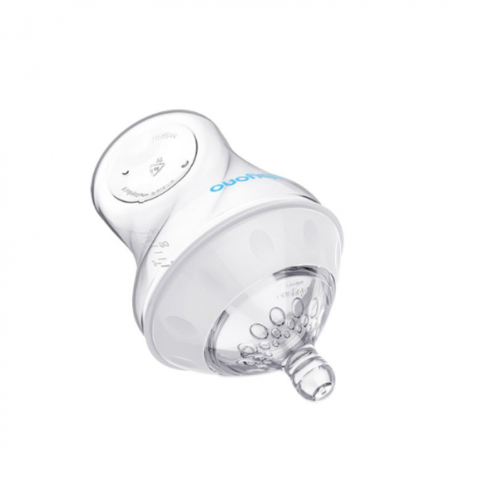 Biberon anti colici cu tetina din silicon 180 ml 0 luni+ BabyOno 1450 [3]