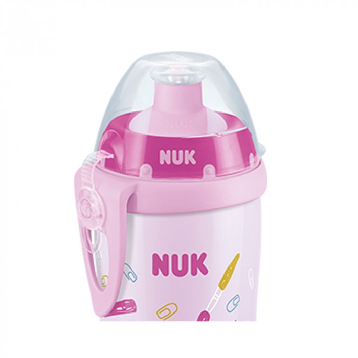 Biberon cu adaptor push pull 300 ml 3+ ani Nuk Junior Cup 255408R [2]