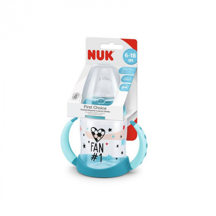 Biberon cu cioc si manere 150 ml 6-18 luni Nuk First Choice 215249A [3]