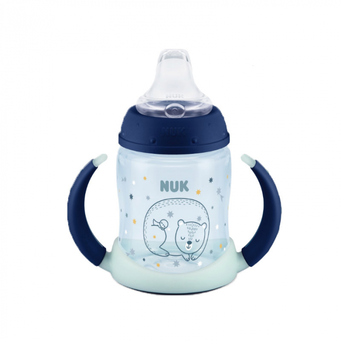 Biberon cu cioc si manere 150 ml 6-18 luni Nuk First Choice Night 215326 [6]