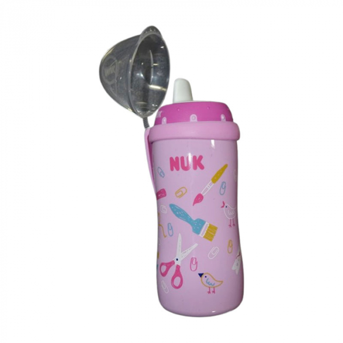 Biberon cu cioc tare 300 ml Nuk First Choice Kiddy Cup 250125, Roz [2]