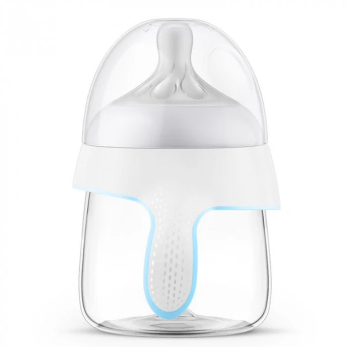 Biberon cu manere 150 ml Philips Avent Natural SCF263/61A, Alb [2]