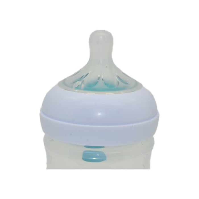 Biberon cu tetina din silicon, 125 ml, 0-3 luni, Philips Natural Response Air Free Vent, SCY670/02-2, Alb [4]