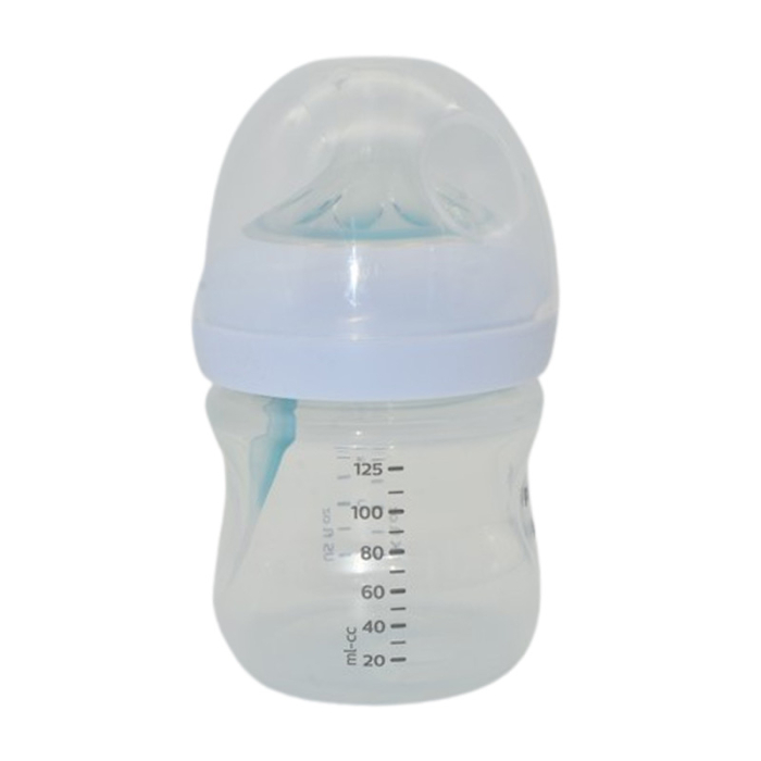 Biberon cu tetina din silicon, 125 ml, 0-3 luni, Philips Natural Response Air Free Vent, SCY670/02-2, Alb [2]