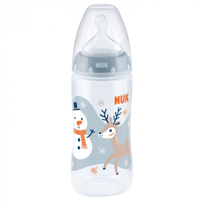 Biberon cu tetina din silicon 300 ml 0-6 luni Nuk First Choice Limited Edition 741902-A [2]