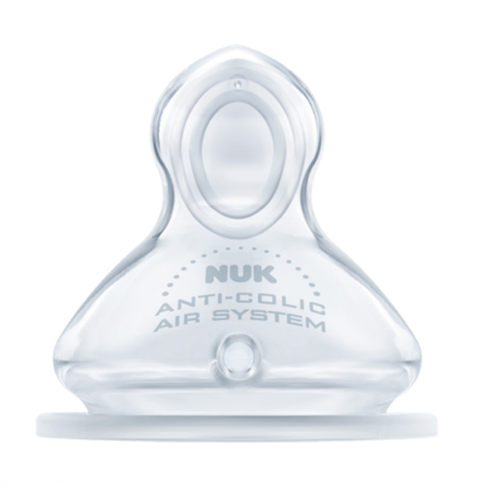 Biberon cu tetina din silicon 300 ml 6-18 luni Nuk First Choice+ Mickey Mouse 741019R, Rosu [3]