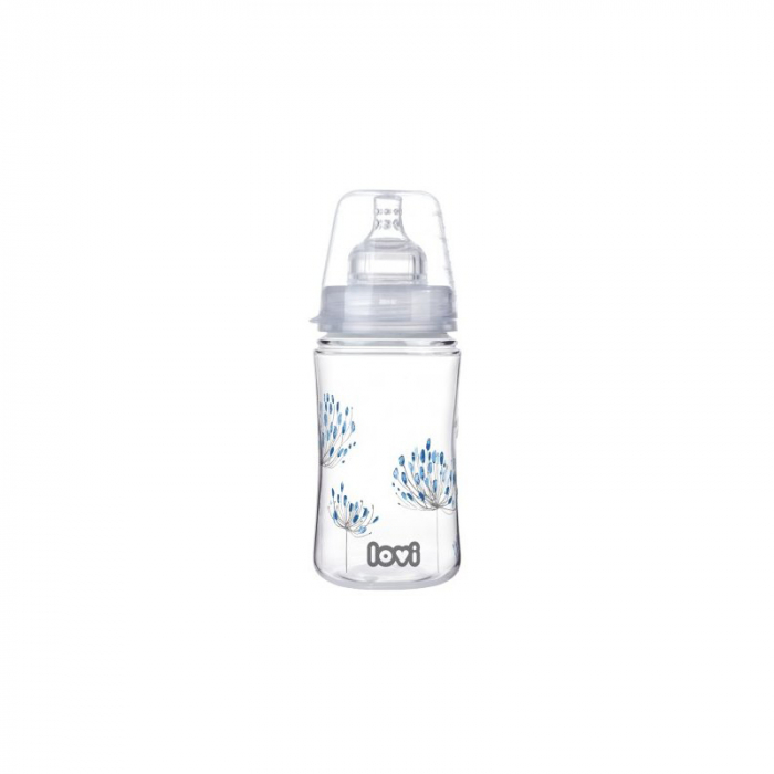 Biberon din polipropilena 240 ml 3+ luni Lovi Botanic 21/584 [1]