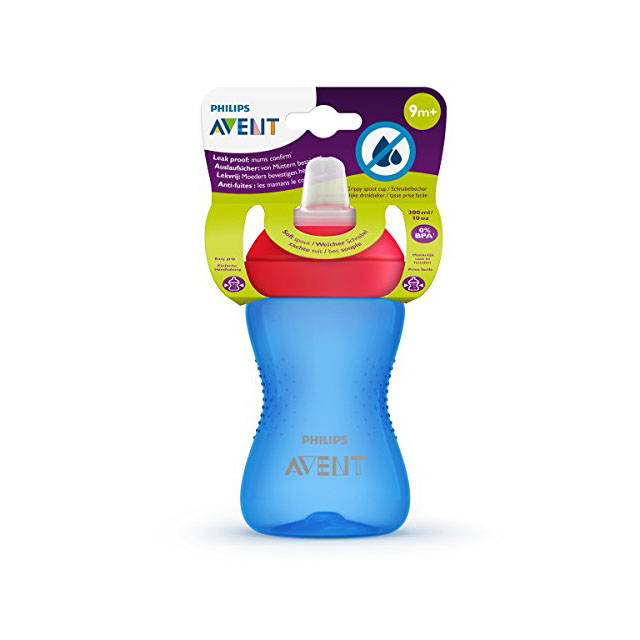 Biberon din polipropilena cu cioc din silicon 300 ml 9+ luni Philips Avent SCF802/01 [3]