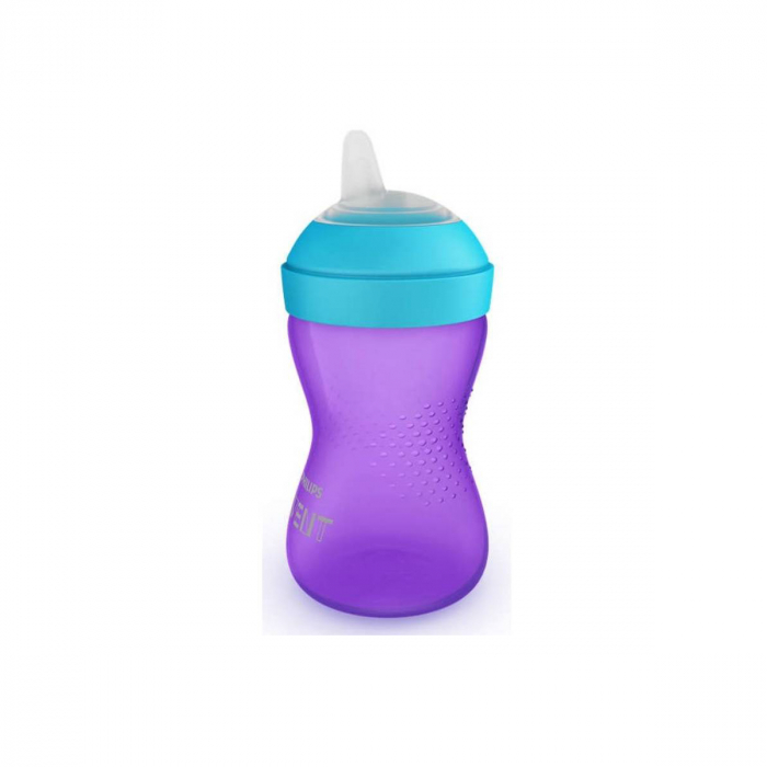 Biberon din polipropilena cu cioc din silicon 300 ml 9+ luni Philips Avent SCF802/02 [3]