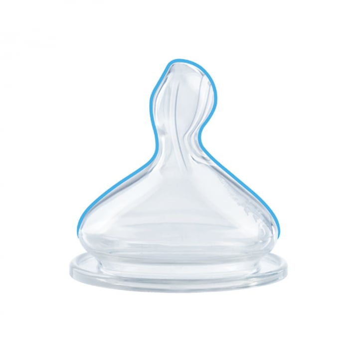 Biberon din polipropilena cu tetina din silicon 300 ml Y Nuk First Choice+ 741486-R, Roz [2]