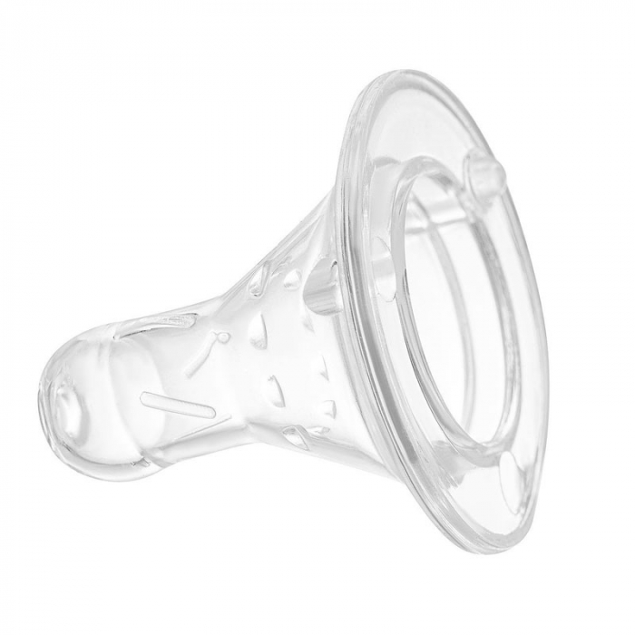 Biberon din polipropilena cu tetina din silicon 125 ml Akuku Feeding Bottle 0-3 luni EN14350-1, Alb [3]