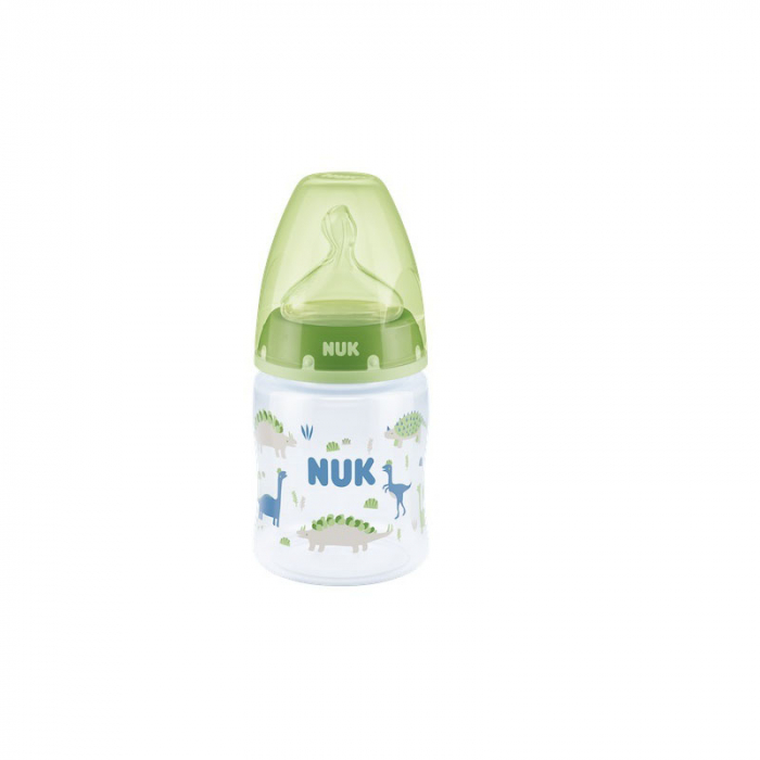 Biberon din polipropilena cu tetina din silicon 150 ml 0-6 luni Nuk First Choice+ 743735V-1 [1]