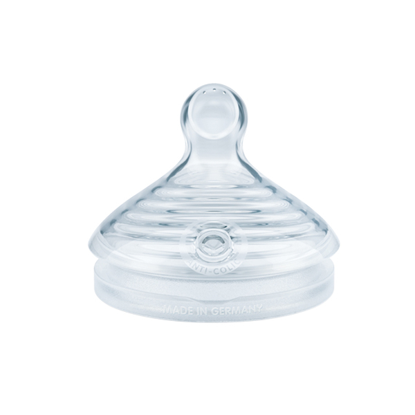 Biberon din polipropilena cu tetina din silicon 150 ml 0-6 luni Nuk Nature Sense Beach 743838 [2]