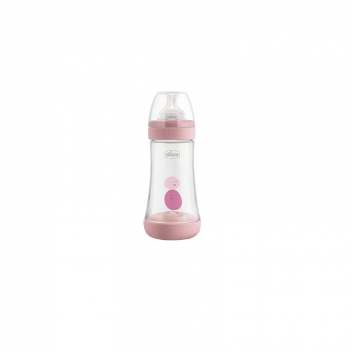 Biberon din polipropilena cu tetina din silicon 240 ml 2+ luni Chicco Perfect 5 Intui-flow 14350R [2]