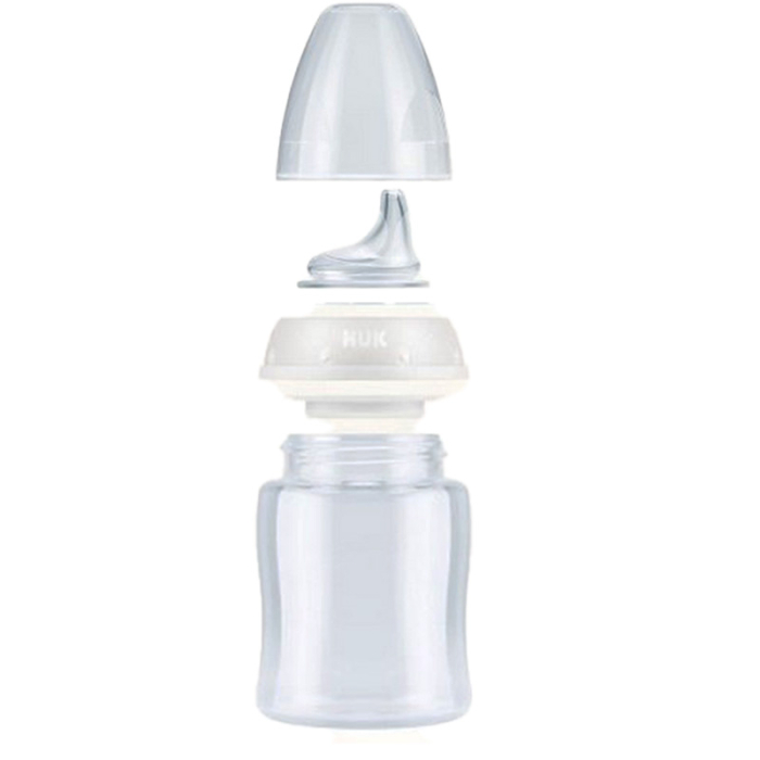 Biberon din polipropilena, cu tetina din silicon M, 150 ml, Nuk First Choice 225125BA2, Albastru [4]