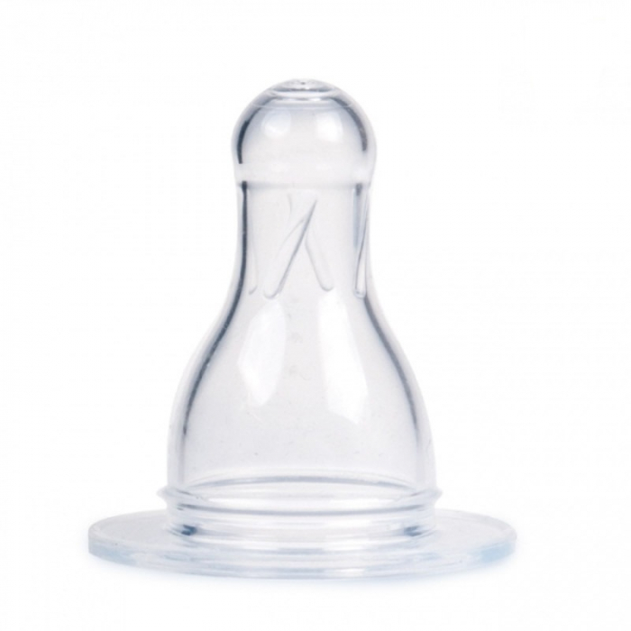 Biberon din sticla cu tetina din silicon 120 ml 3+ luni Canpol Babies 42/202 [2]