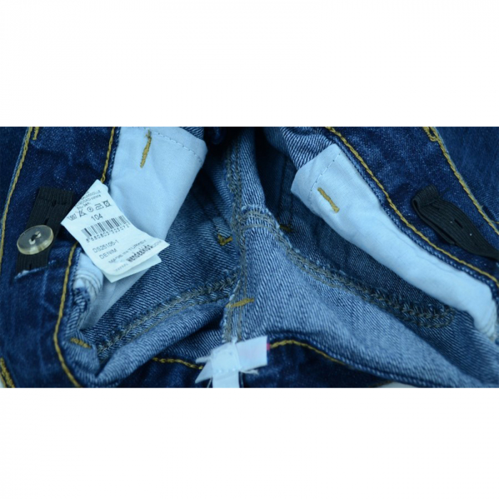 Blugi pentru baieti Wendee DS25105-1-98, Albastru [3]
