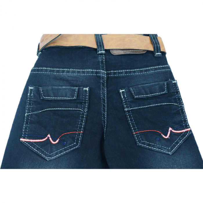 Blugi pentru baieti LA Kids 1303N-92-cm, Negru [2]