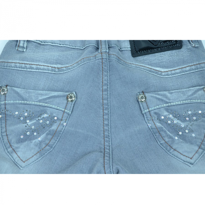 Blugi pentru fete Bignami 2755G-116-cm, Gri [3]