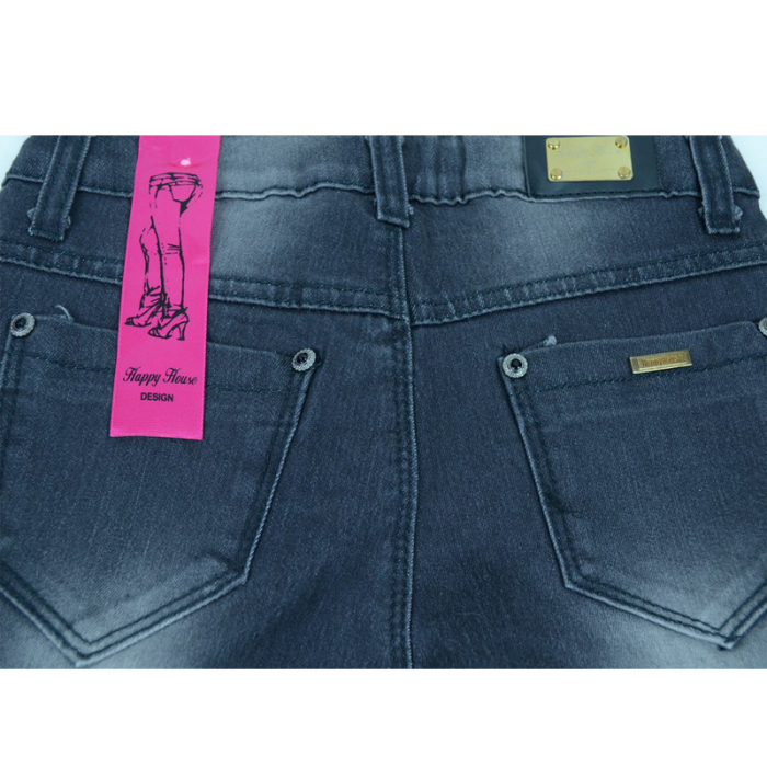 Blugi pentru fete Happy House HM-039G-146-cm, Gri [2]