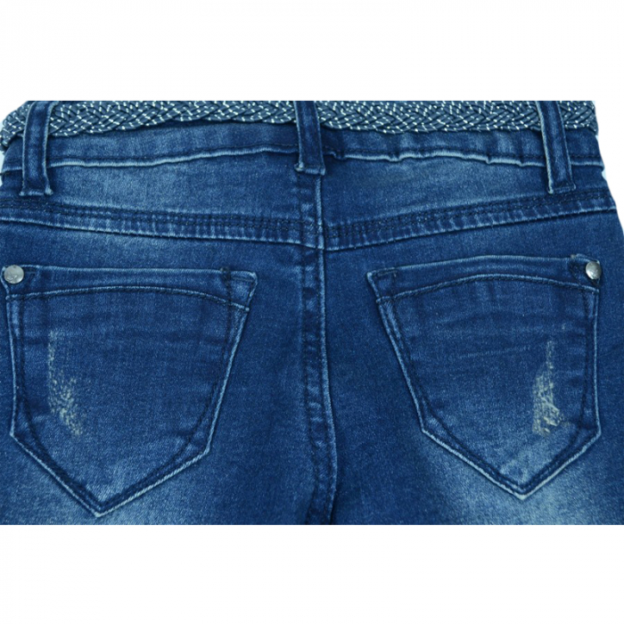 Blugi pentru fete Happy House PPS-023AL-104-cm, Albastru [3]