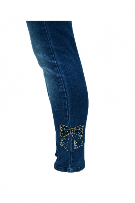 Blugi pentru fete Happy House PPS-276-128-cm, Albastru [2]