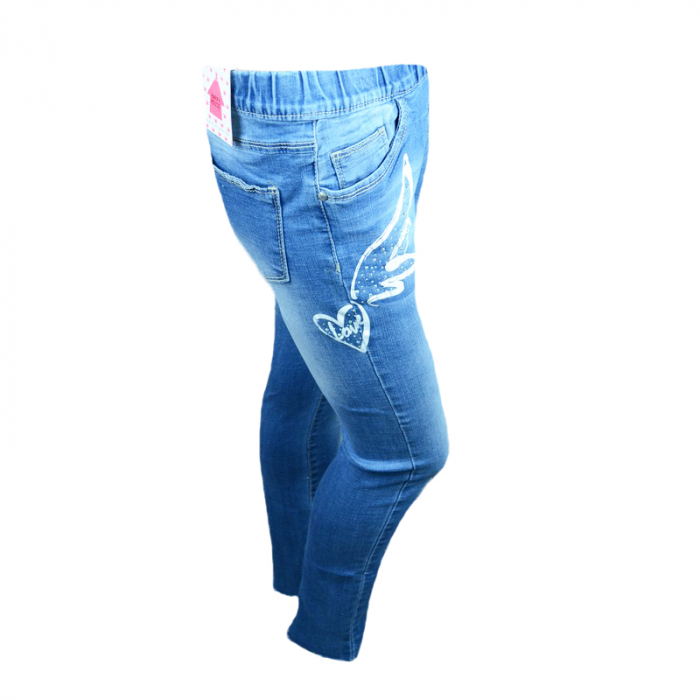 Blugi pentru fete Happy House PPS-325-152-cm, Albastru [3]