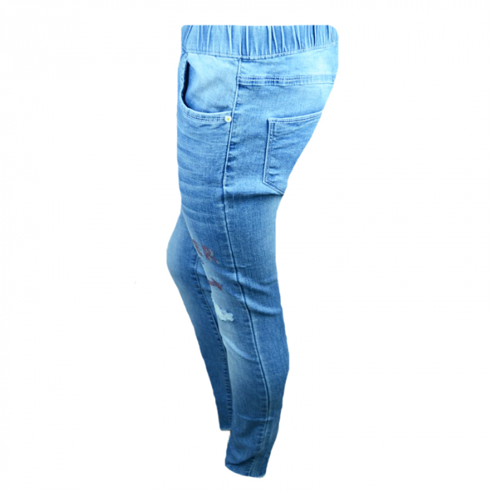 Blugi pentru fete Happy House PPS-333-128-cm, Albastru [3]