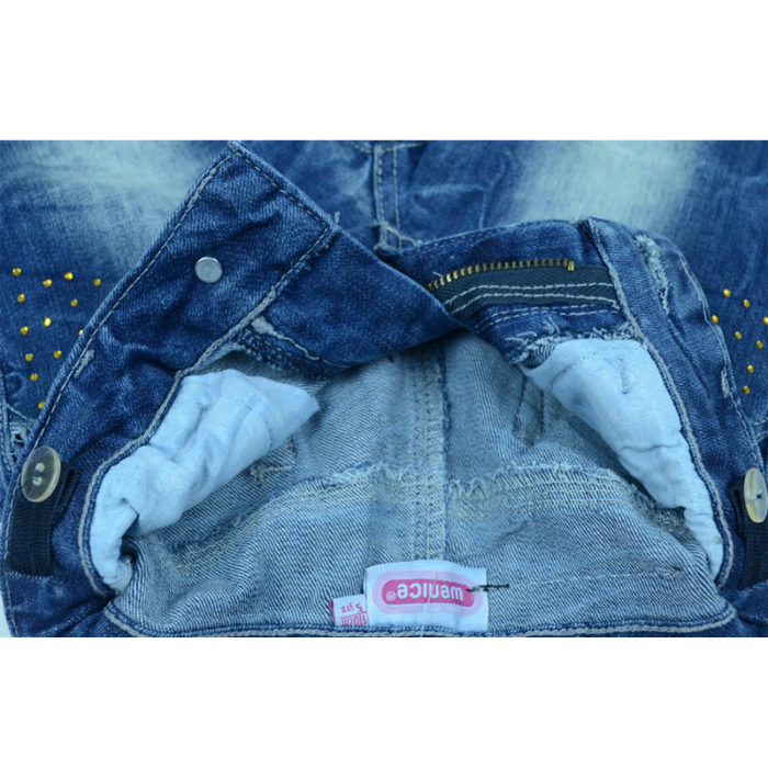 Blugi pentru fete Wenice BO02500145-2-140-cm, Albastru [2]