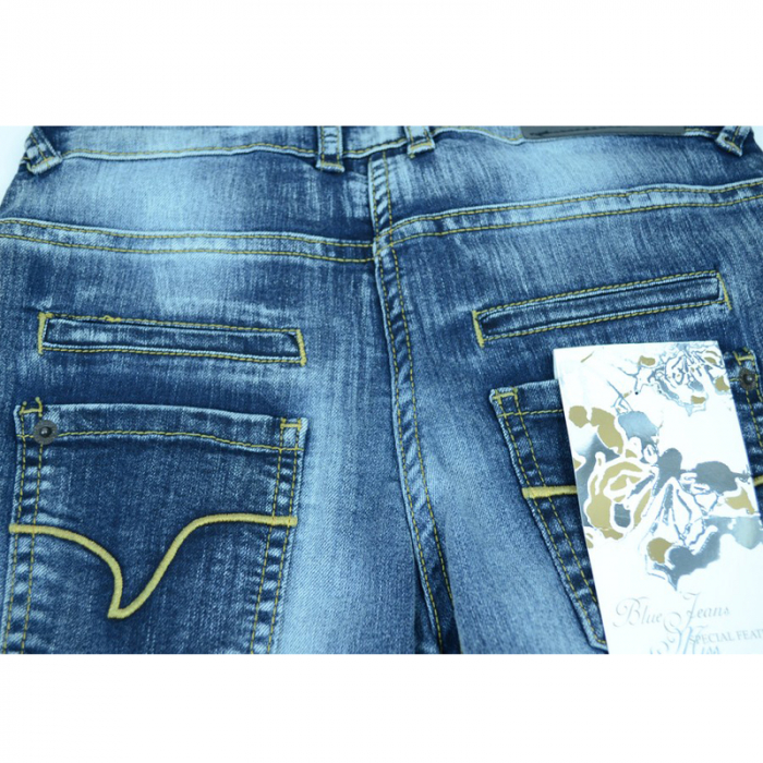 Blugi pentru fete Wenice BO02500163-2-146-cm, Albastru [3]