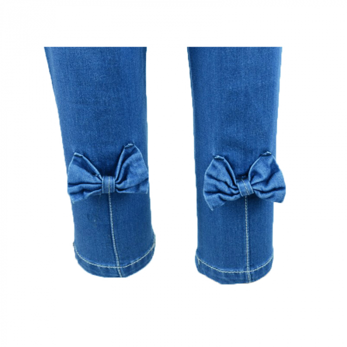 Blugi pentru fete Happy House KS1209-92-cm, Albastru [4]