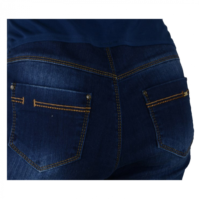 Blugi pentru gravide Busa BSA3B, Bleumarin [4]
