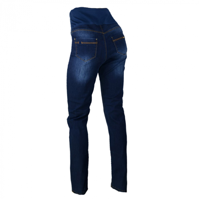 Blugi pentru gravide Busa BSA3B, Bleumarin [2]