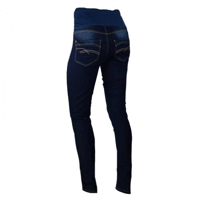 Blugi pentru gravide Busa BSA5B, Bleumarin [2]