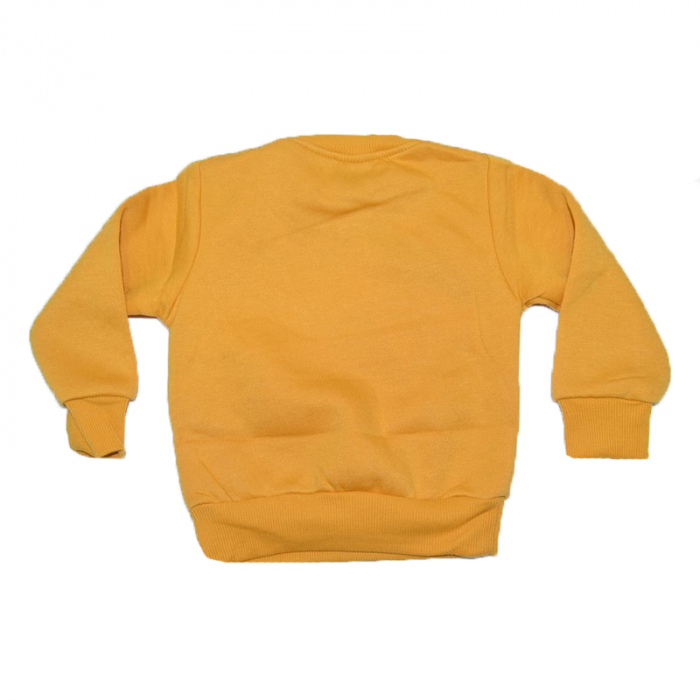 Bluza captusita cu maneca lunga pentru baieti Happy House HB-2306-B, Galben [2]