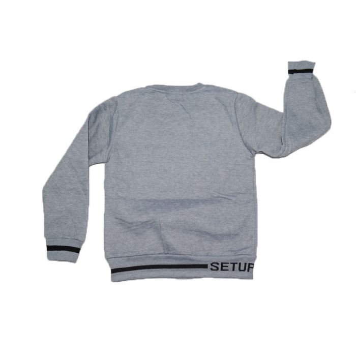 Bluza captusita cu maneca lunga pentru baieti Happy House HB-2316-A, Gri [2]