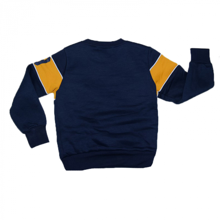 Bluza captusita cu maneca lunga pentru baieti Happy House KK-9004-B, Bleumarin [2]