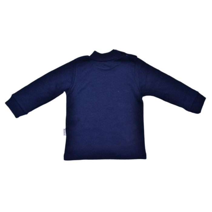 Bluza cu guler, pentru baieti, Mini Junior 7313B2, Bleumarin [3]