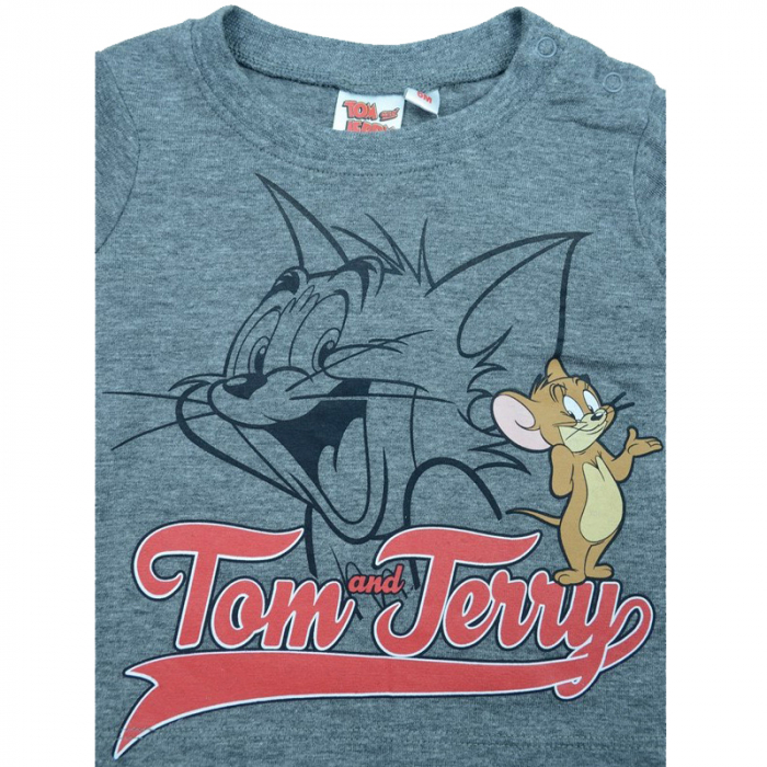 Bluza cu maneca lunga pentru baieti Sun City Tom si Jerry RH0080-80, Gri [3]